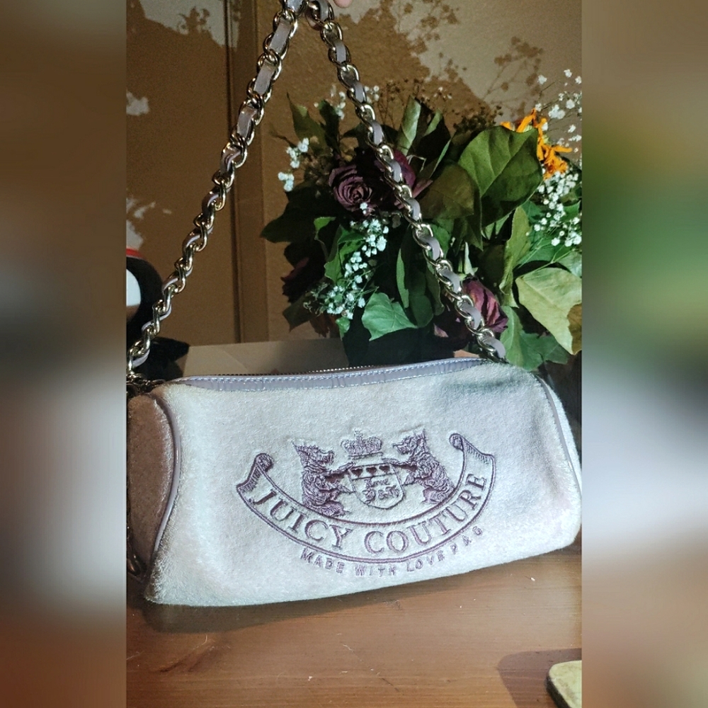 Y2K pink Juicy couture vintage shoulder purse